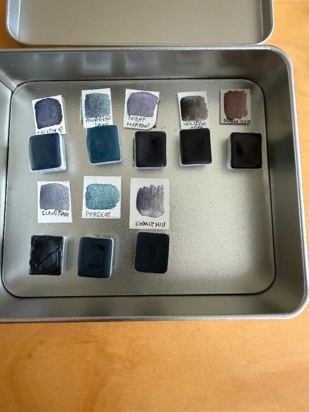 8 Handmade Watercolours + 3 Tubes of Jackman's